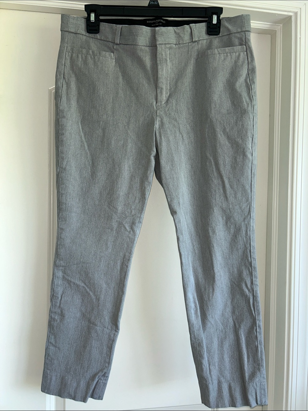 Banana Republic Gray Curvy Slim Dress Pants